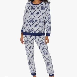 NWOT Women’s Wizarding World 2-Piece Harry Potter Fleece Jogger Lounge Set Sz L